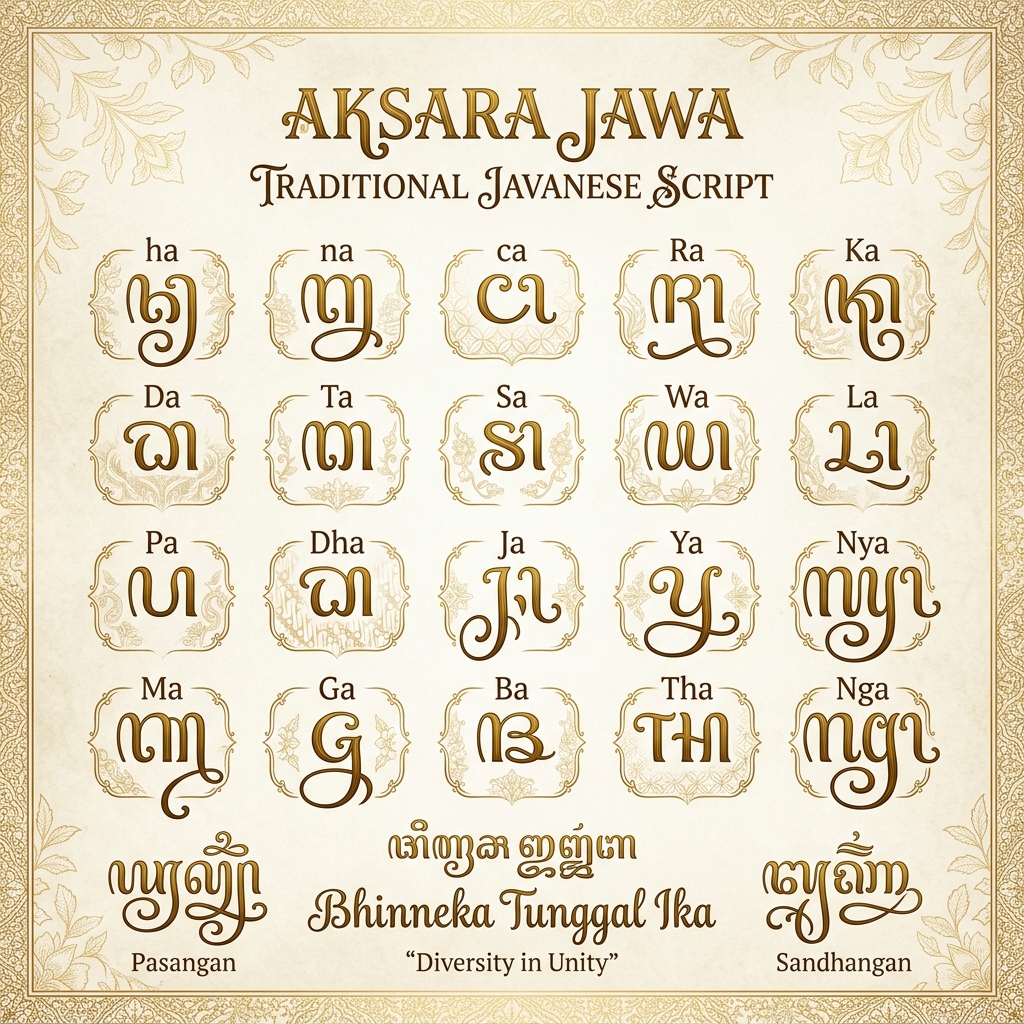 Kaligrafi Aksara Jawa